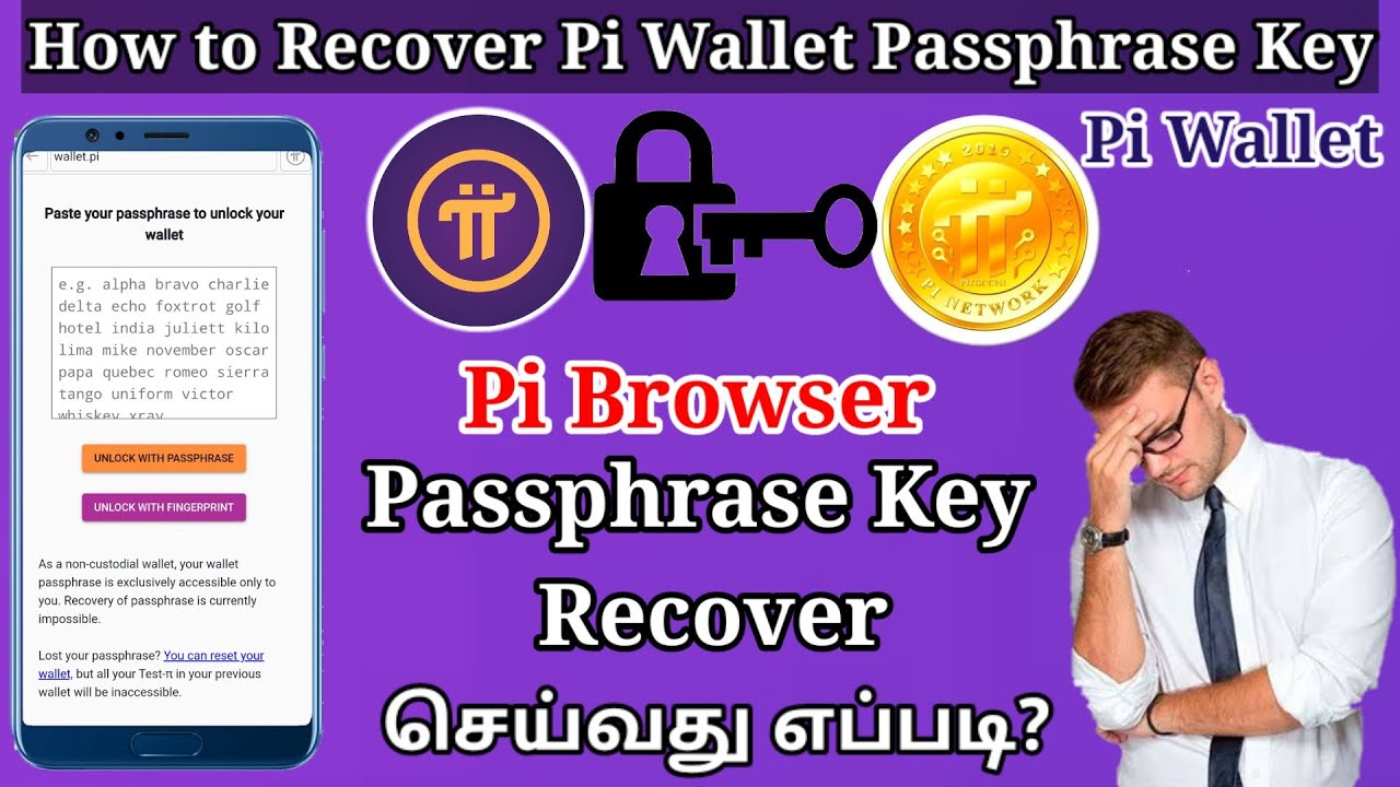 How to Recover Pi Wallet PassPhrase Key | Recover & Reset Passphrase