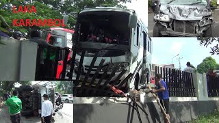 NGERI...Kecelakaan Karambol di Banyumanik Semarang