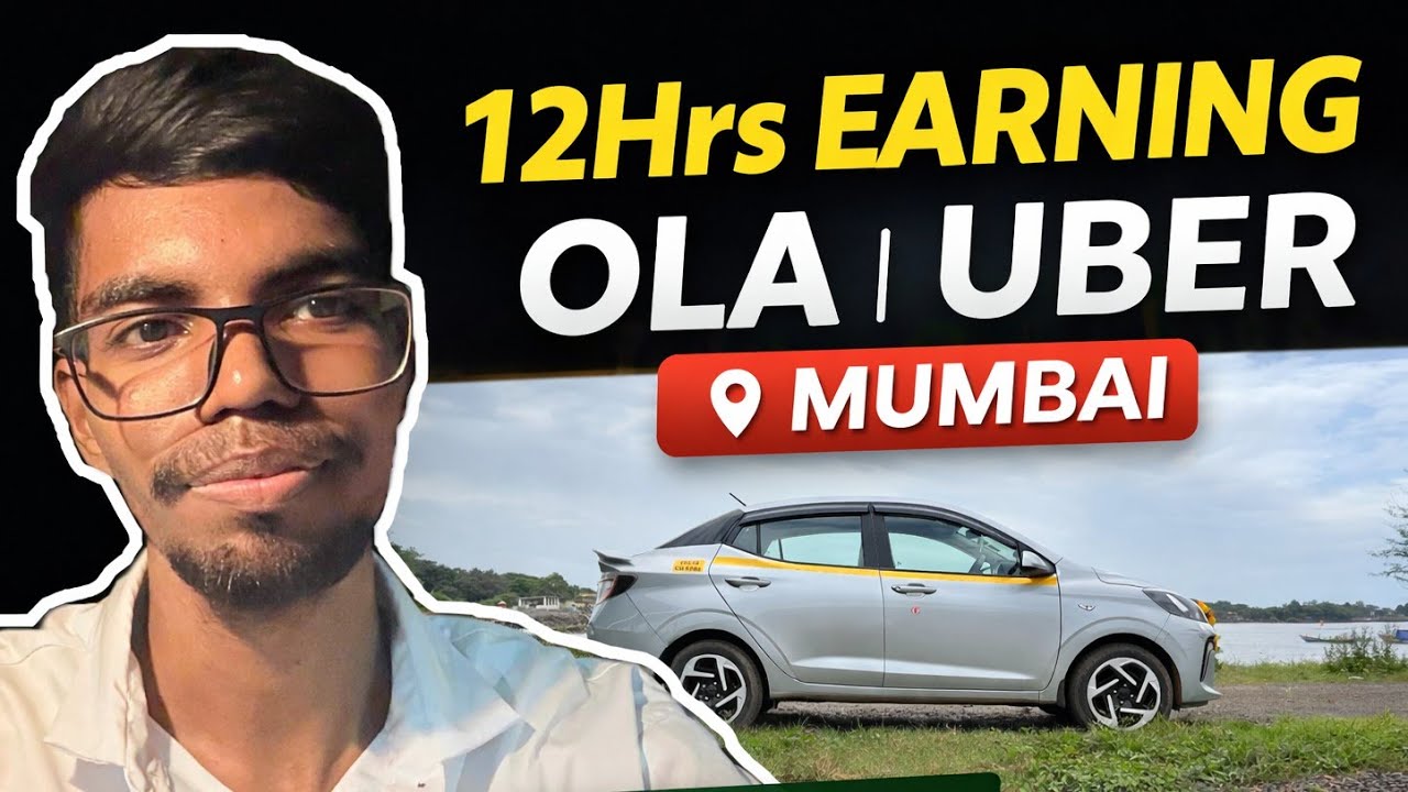Ola Uber 12 Hrs Earning | Mumbai Local Trips | Uber Low rate | Marathi | #cabdriver #ola #uber 