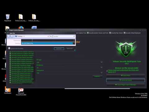 Trillium Security MultiSploit Tool v6.2 - Security Exe as Bat Exploit Generator