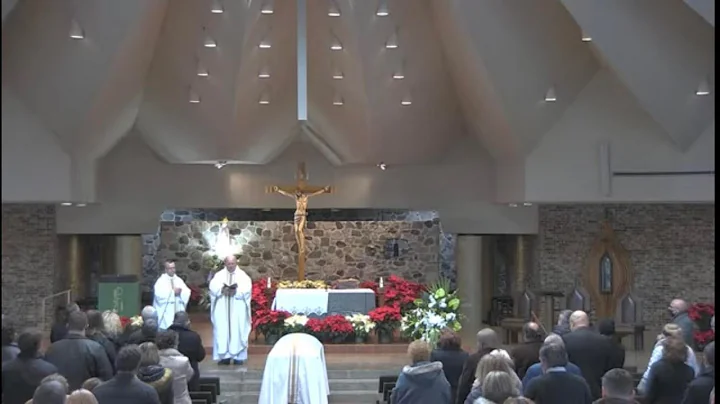 Funeral Mass +Tomasz Domagala January 17, 2022 from St. John Brebeuf Catholic Church in Niles, Ill.