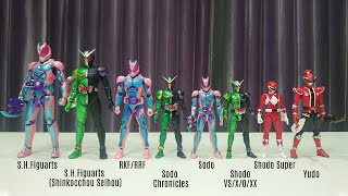 รวมของเล่นแอคชั่นฟิกเกอร์ ไรเดอร์ เซนไต เล่นไลน์ไหนดี? S.h.figuart RRF Shodo Sodo