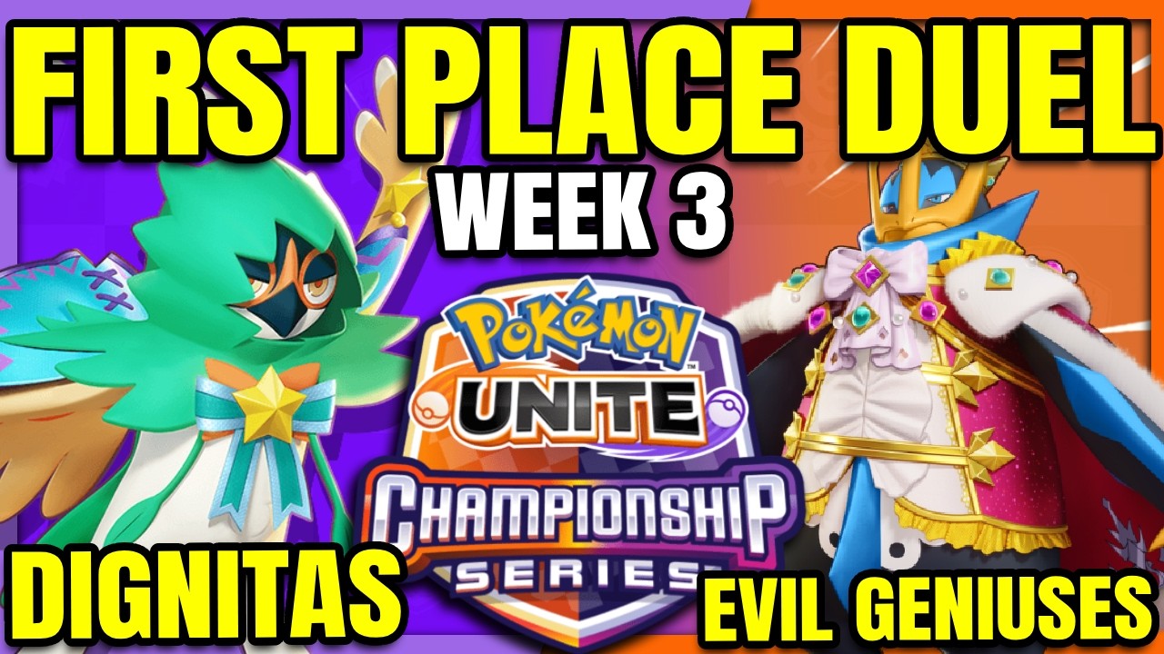 THE BATTLE OF THE TITANS Dignitas vs Evil Geniuses - UCS NA | Pokemon Unite