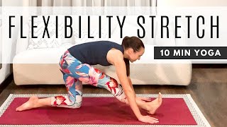 10 min Beginner Yoga for Full Body FLEXIBILITY