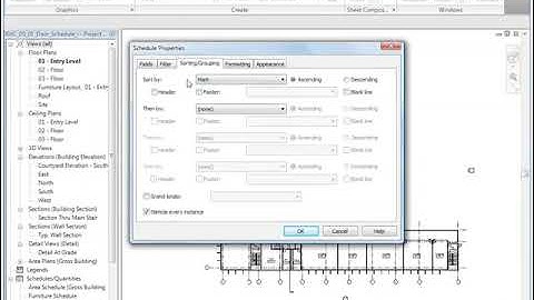 How To Create A Door Schedule  On Revit Architecture