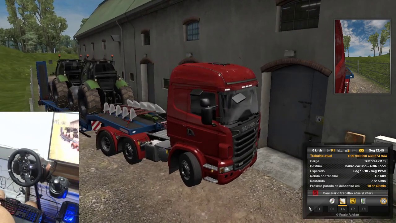 Euro Truck Ao Vivo - ETS2 Live de Páscoa [[ Volante G-920 ]]