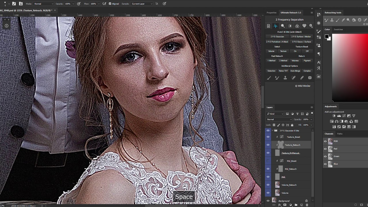 Ретушь студийной фотографии 9948