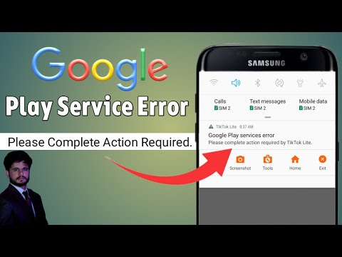 Google Play Service Error Please Complete Action Required || Google Play Service Error Problem