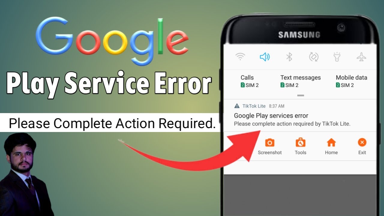 Google Play Service Error Please Complete Action Required || Google Play Service Error Problem