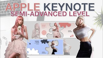 APPLE KEYNOTE | SEMI-ADVANCED LISA LALISA BANNERS (FOLLOW TUTORIAL)