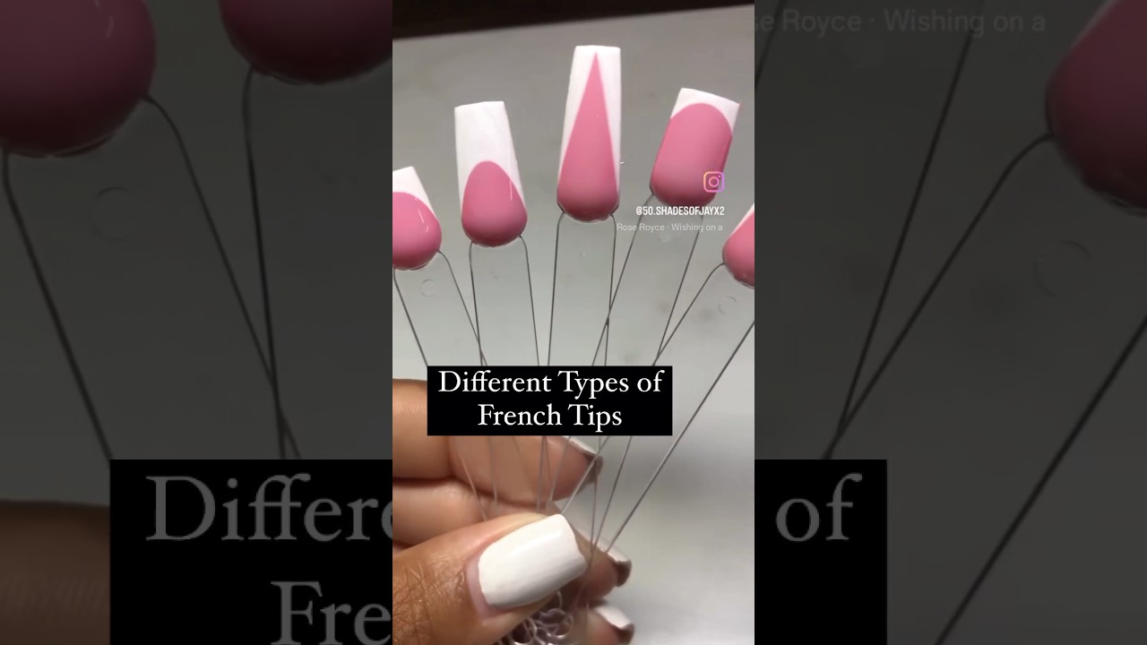 Different Types of French Tips | How To Do French Tip Easy 