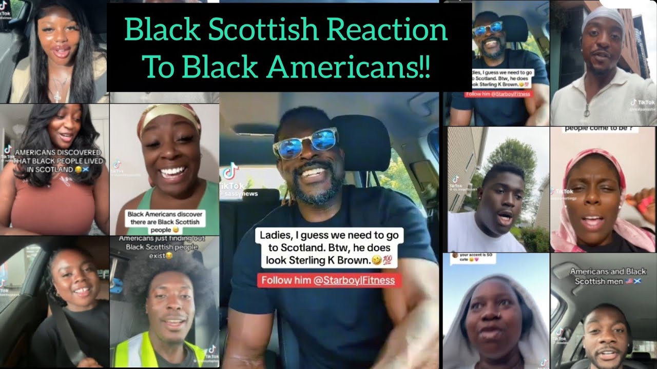 Black Scottish People React to Americans Shocked They Exist 😂, this is laughable!! 
