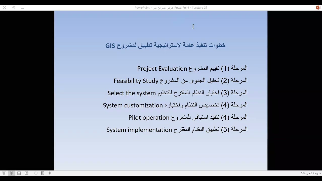 GIS Project Strategy - Part 1