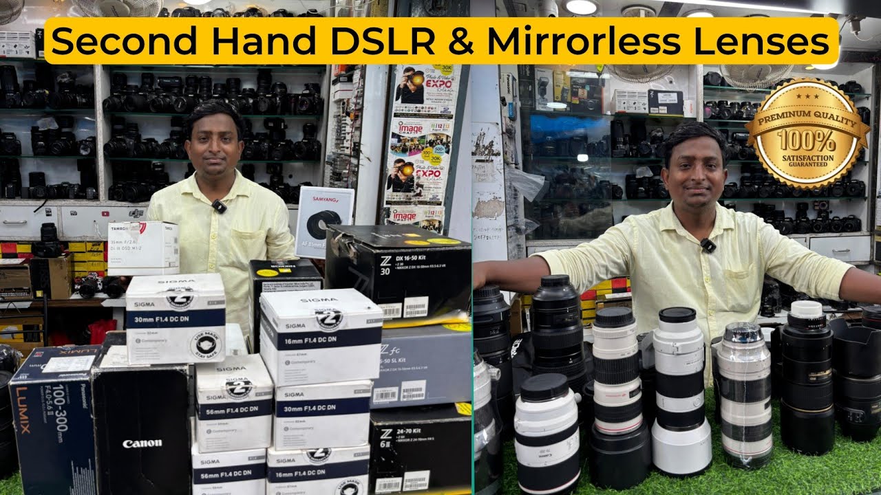 Kolkata's Camera Market | DSLR Camera Lenses Biggest Market In Kolkata | Open Box Lenses 🔥