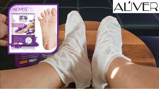 ALIVER Exfoliating Foot Mask Review | Get Rid Of Nasty Feet! screenshot 2
