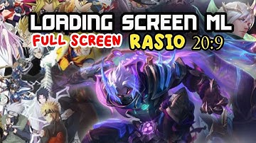 LOADING SCREEN MOBILE LEGENDS FULL SCREEN!🔸️Mobile Legends X Anime