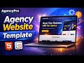 Build a Premium Agency Website (Modern One-Page HTML Template)