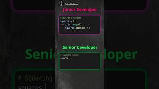 🚀junior devoloper vs senior developer| python tricks|trick-9 💻 #python #programming #program #coding