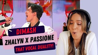 DIMASH - ZHALYN Mood Video & PASSIONE Live Performance | REACTION!!