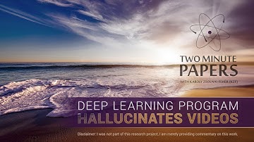 Deep Learning Program Hallucinates Videos | Two Minute Papers #120