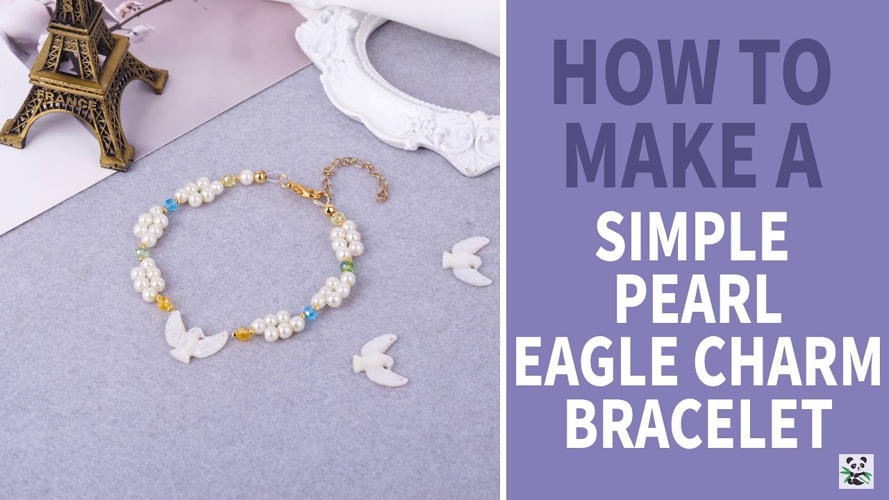 How to Make a Simple Pearl Bracelet | Easy Pearl Bracelet Making at ...
