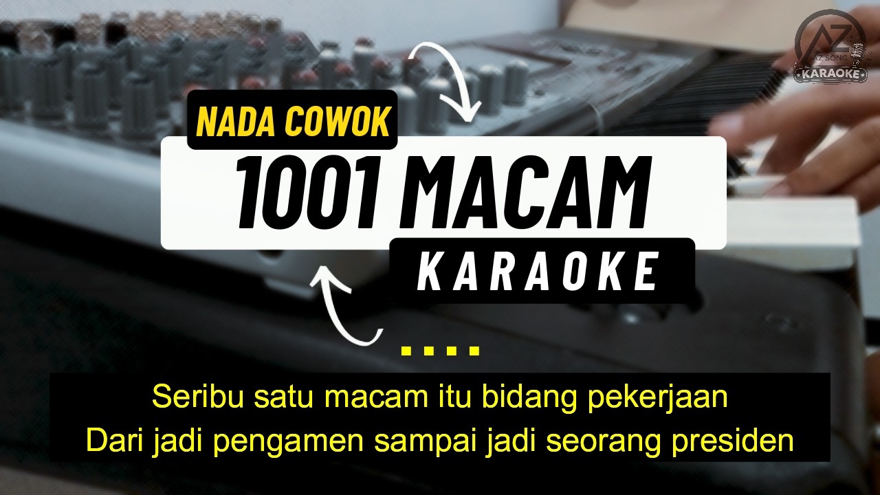 1001 Macam - Rhoma irama (Cover) | KARAOKE Nada Cowok