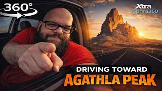 Lets Drive to a Valcano: Xtra Sphra360 camera test ASMR