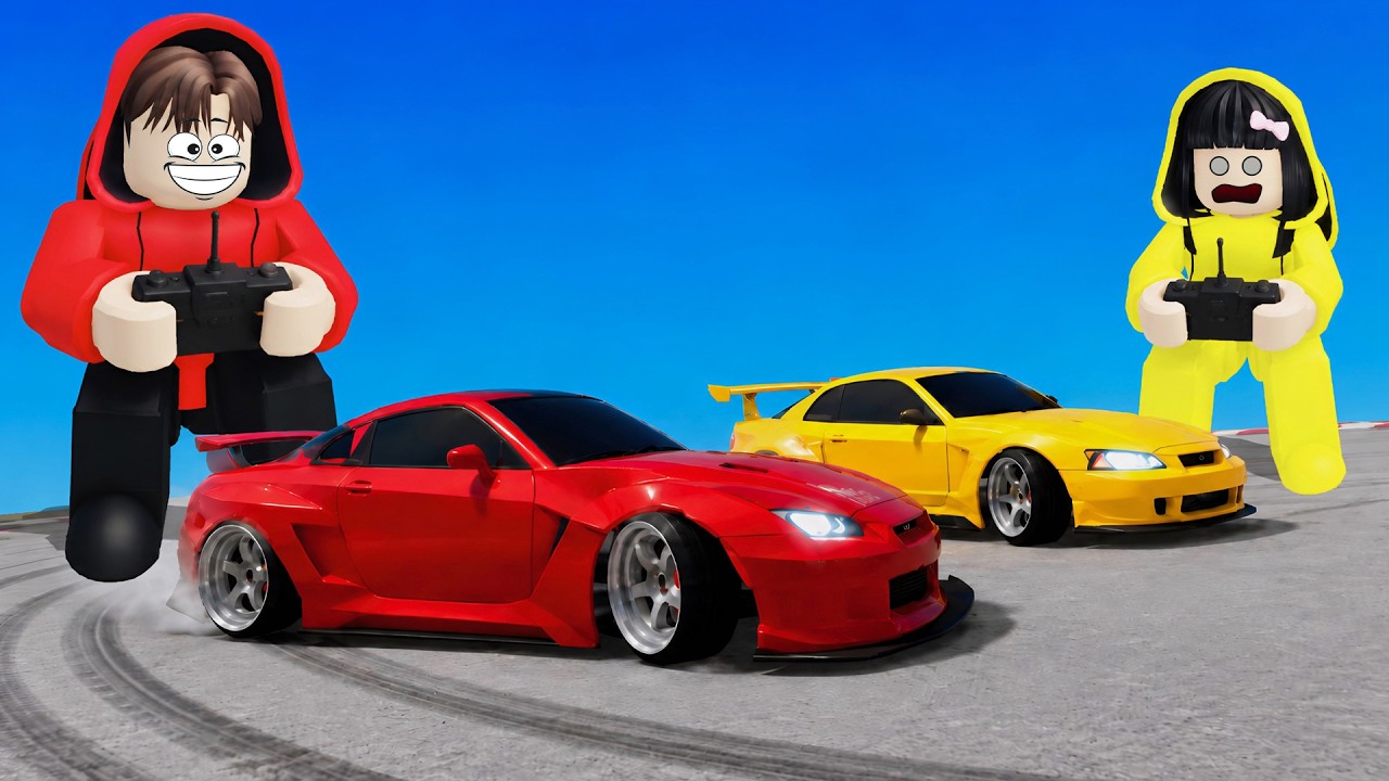 Yuta, Mio Dan POPMI Balapan Mobil Remote Control Buktikan Siapa Yang Paling Hebat || ROBLOX