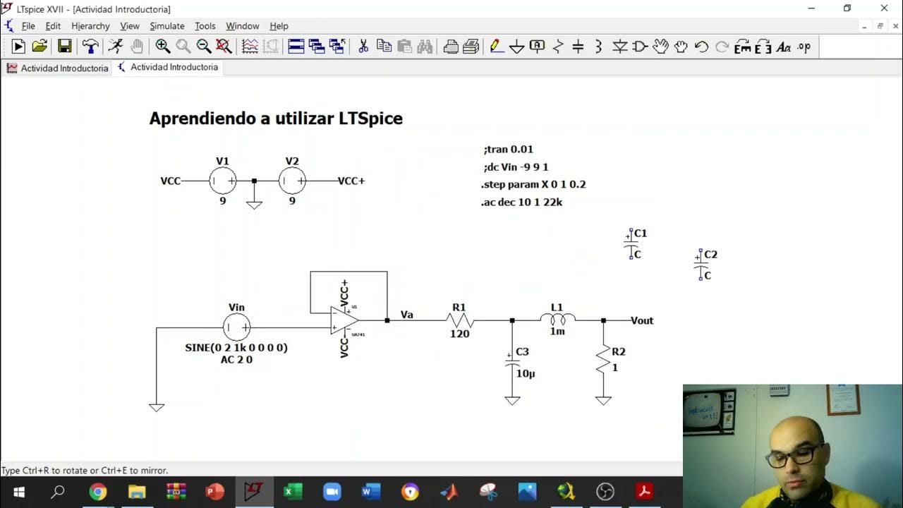 EL3101 Tutorial LTSpice XVII YouTube