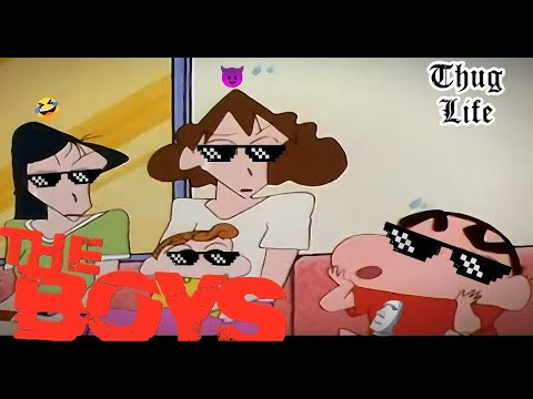 THE BOYS MEME | Shin Chan thug life moment shin Han funny moments #shinchan #theboysmeme PART 13