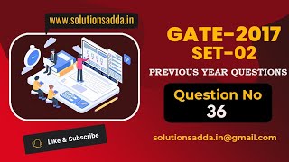 EM | Set Theory | CS GATE PYQs | GATE 2017 Set-2 Solutions | Solutions Adda | Q36 | GATE 2022