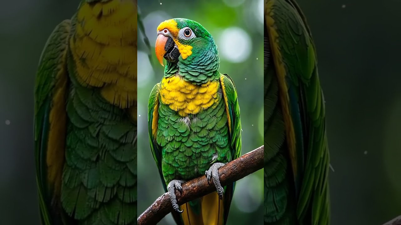 The forest's heart beats with the rhythmic flapping of wings and the lilting songs of its avian inha