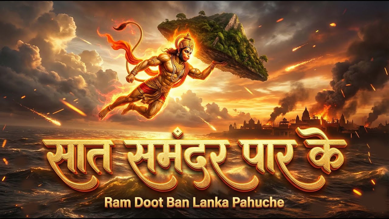 🔥 Saat Samandar Paar Ke | Ram Doot Ban Lanka Pahunche | Bajrangbali Bhakti Song | Jay Shri Ram