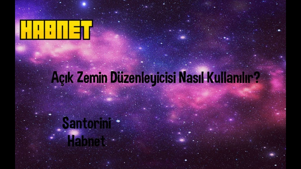 Habnet:Açık Zemin Planlayıcı Nasıl Kullanılır? [Merdiven Yapma,Oda Genişletme,Kapı Değiştirme]