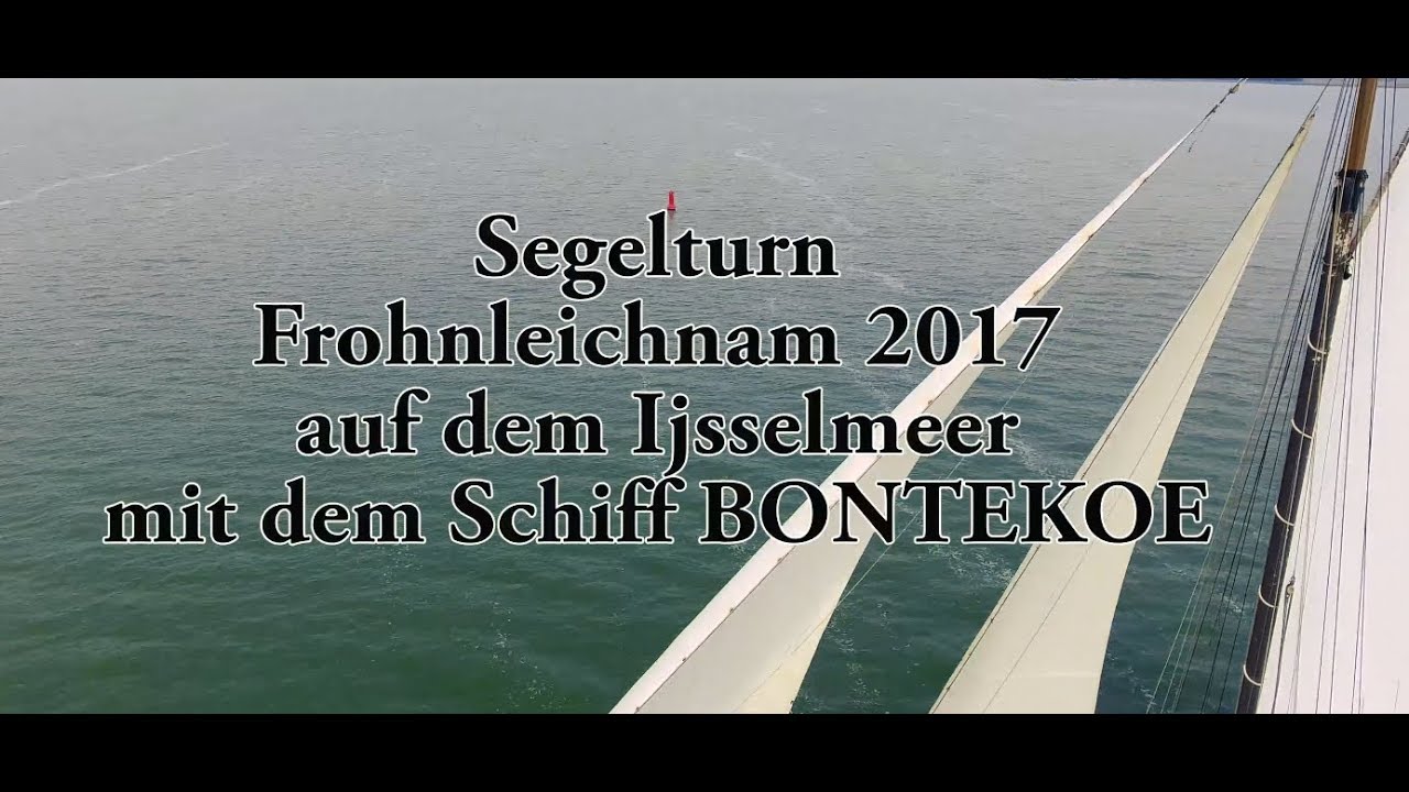 Segeln auf dem Ijsselmeer auf der Bontekoe 2017
