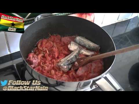 Yam with Garden Egg, Crayfish and Corned Beef Stew