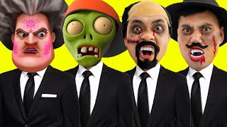 Scary Teacher 3D In Real Life : Miss T & Nick, Tani Vs Zombie Hello Neighbor & Francis