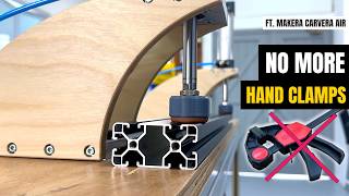 I Built Pneumatic Clamps Using the Makera Carvera Air Desktop CNC