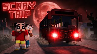 SHINCHAN &amp; NOBITA Found SCARY BUS TRIP In Minecraft! 😱