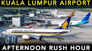 KUALA LUMPUR AIRPORT  Plane Spotting | Afternoon RUSH HOUR