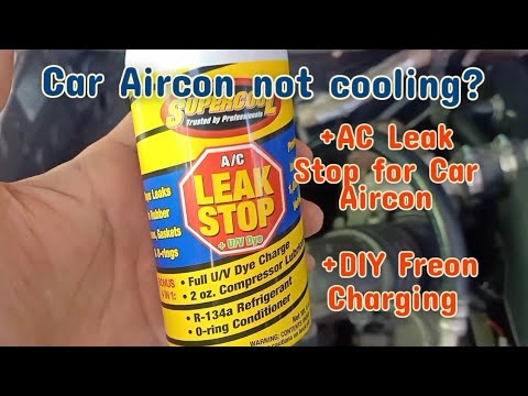 Car Aircon not Cooling? Let's try AC Leak Stop Supercool For Car AC