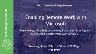 Enabling Remote Work with Microsoft