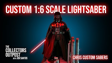 Custom 1:6 scale Darth Vader lightsaber by Chris Custom Sabers