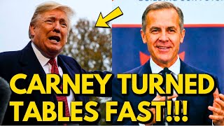 1 MIN AGO: Carney SHOCKED Washington — Trump’s 100% Tariff Threat Backfired Fast