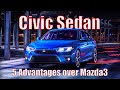 2022 Civic is super refined and ready to battle the Mazda3 (Review part 1/2)