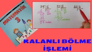 3.sınıf KALANLI BÖLME İŞLEMİ