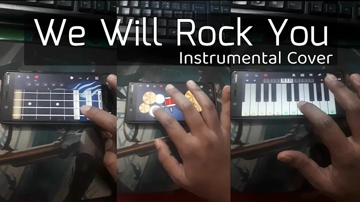 Queen - We Will Rock You | Mobile App Instrumental | Cover