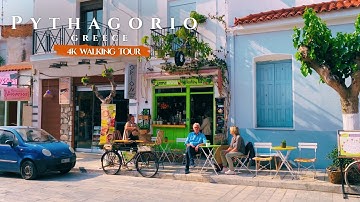 Pythagorio Walking Tour, Samos Island Greece 4K