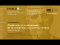 Conferencias IvieLAB. Vicente Salas: Obstáculos al crecimiento de las empresas y la productividad