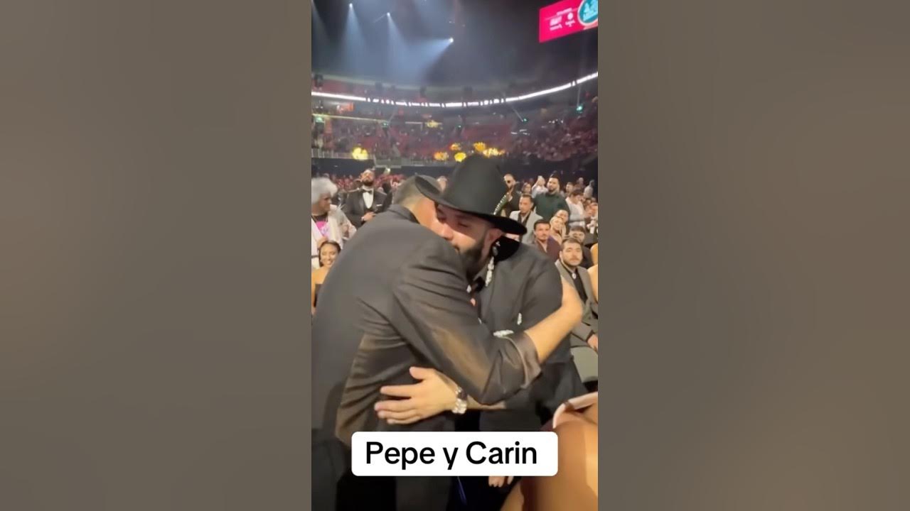 Pepe Aguilar saludando a Carib Leon y su novia en Latin Grammy #carinleon #pepeaguilar #shorts Pepe Aguilar saludando a Carib Leon y su novia en Latin Grammy #carinleon #pepeaguilar #shorts